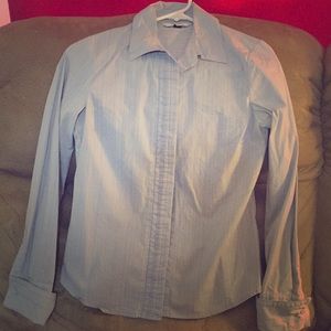 Striped button down shirt